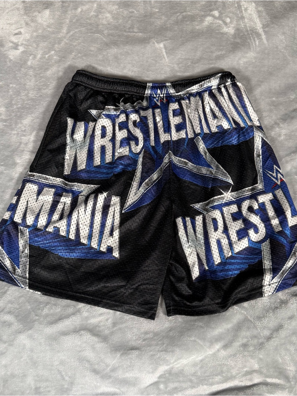Chalk Line Wrestlemania AOP Mesh Shorts Mens XL 6” Wrestling WWE Black - Picture 5 of 9